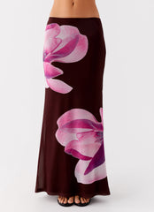 Alpha Maxi Skirt - Dark Chocolate