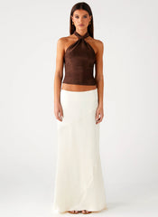 Amber Light Top - Chocolate