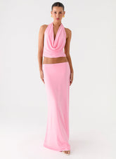 Ashi Maxi Skirt - Pink