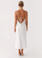 Bentley Midi Dress - White