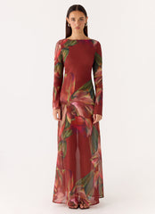 Charmayne Chiffon Maxi Dress - Cuba Cuba