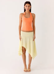 Cladena Top - Apricot