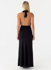 Crazy Over Me Maxi Dress - Black