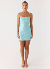 Danali Mini Dress - Blue