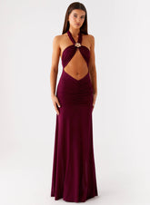 Deltina Maxi Dress - Boysenberry