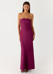 Endless Nights Maxi Dress - Plum