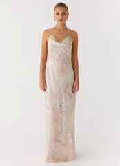 In The Sky Maxi Dress - Mystic Paisley