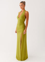 Island Muse Dress - Lime
