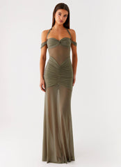 Ivy Lane Maxi Dress - Olive