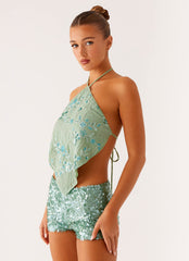Jonti Halterneck Top - Mint