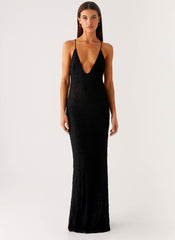 Kylia Maxi Dress - Black