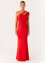 Lopez Maxi Dress - Tangerine