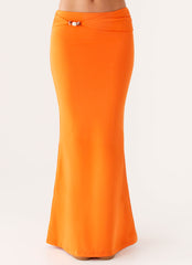 Mention Maxi Skirt - Orange