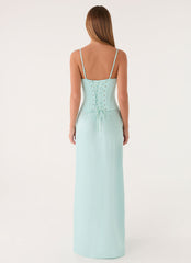 Merritt Maxi Dress - Aqua