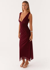 Murphy Maxi Dress - Deep Maroon