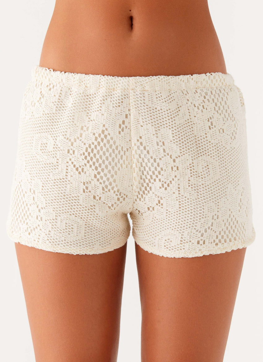 Nada Mini Shorts - Ivory