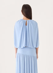Nilima Draped Top - Blue