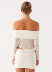 No Doubt Mini Dress - Ivory