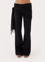 Nymeria Sash Pant - Black