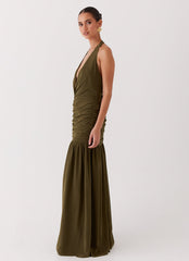 Truly in Love Maxi Dress - Khaki