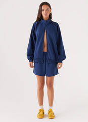 Feel the Rush Track Jacket - Vintage Blue