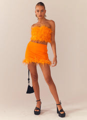 Lucia in Love Skirt - Tangerine