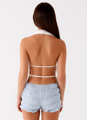 Saige Halter Top - White