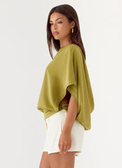 Serena Top - Fern Green