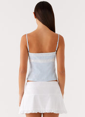 Bristol Mini Skirt - White
