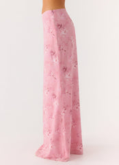 Soulful Low Rise Maxi Skirt - Vintage Floral