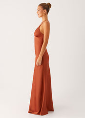 Sundowner Maxi Dress - Rust