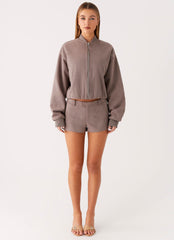 Thats Chill Mini Shorts - Grey