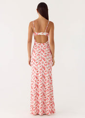 Vamonos Maxi Dress - Porcelain Rose