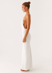 Yalina Knit Maxi Dress - Ivory