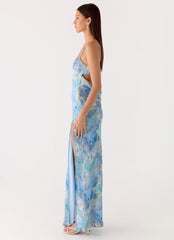 Alouette Maxi Dress - Aqua Paisley