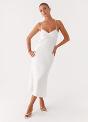 Bentley Midi Dress - White