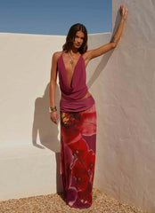 Blushing Bloom Maxi Skirt - Violette Bloom