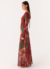 Charmayne Chiffon Maxi Dress - Cuba Cuba