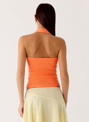 Cladena Top - Apricot