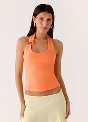 Cladena Top - Apricot