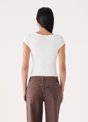 Derrie White Top - White