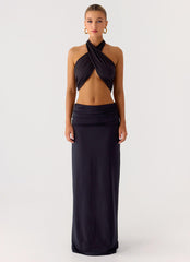 Elisabetta Maxi Skirt - Black