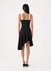Eluna Midi Dress - Black