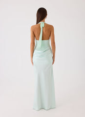 Emaretta Halter Maxi Dress - Mint