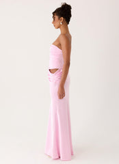 Emory Corset Maxi Dress - Pink