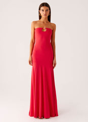 Hurts Like Hell Maxi Dress - Pink