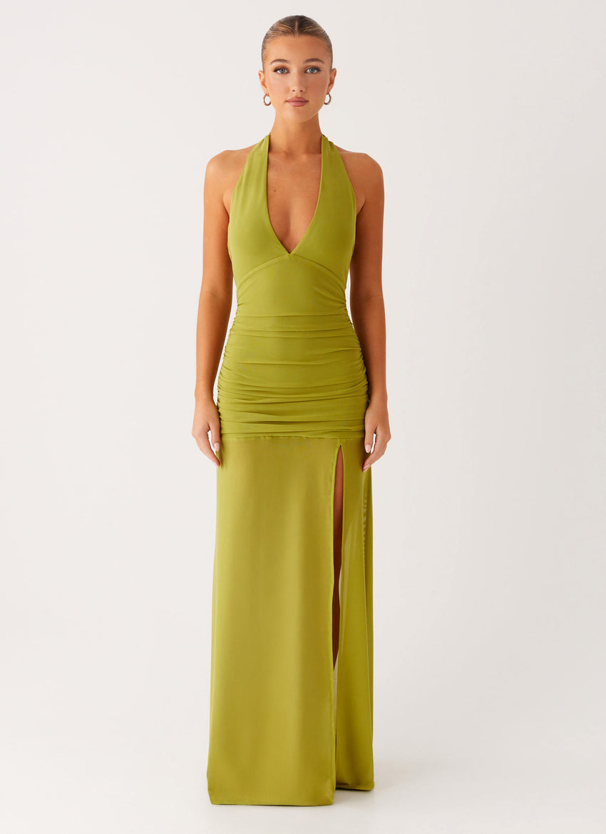 Island Muse Dress - Lime