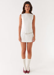 Jaci Mini Dress - White