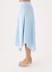 Klose Midi Skirt - Baby Blue
