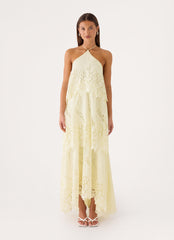 Lanaila Maxi Dress - Yellow
